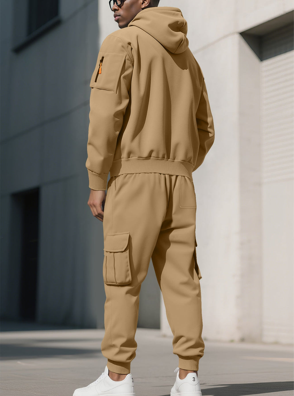 Men's Autumn/Winter Hooded Casual Sports Suit
