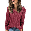 Women's V-neck Comfortable T-shirt