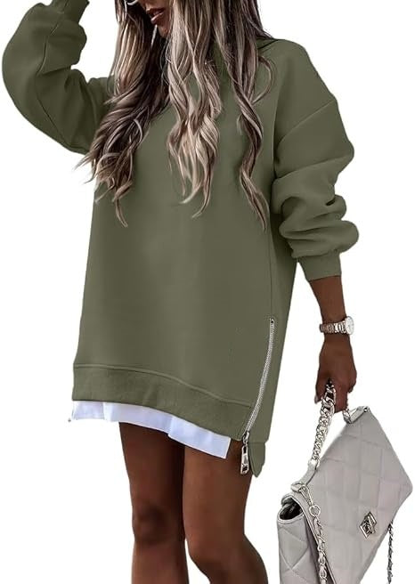 Knitted sweater dress