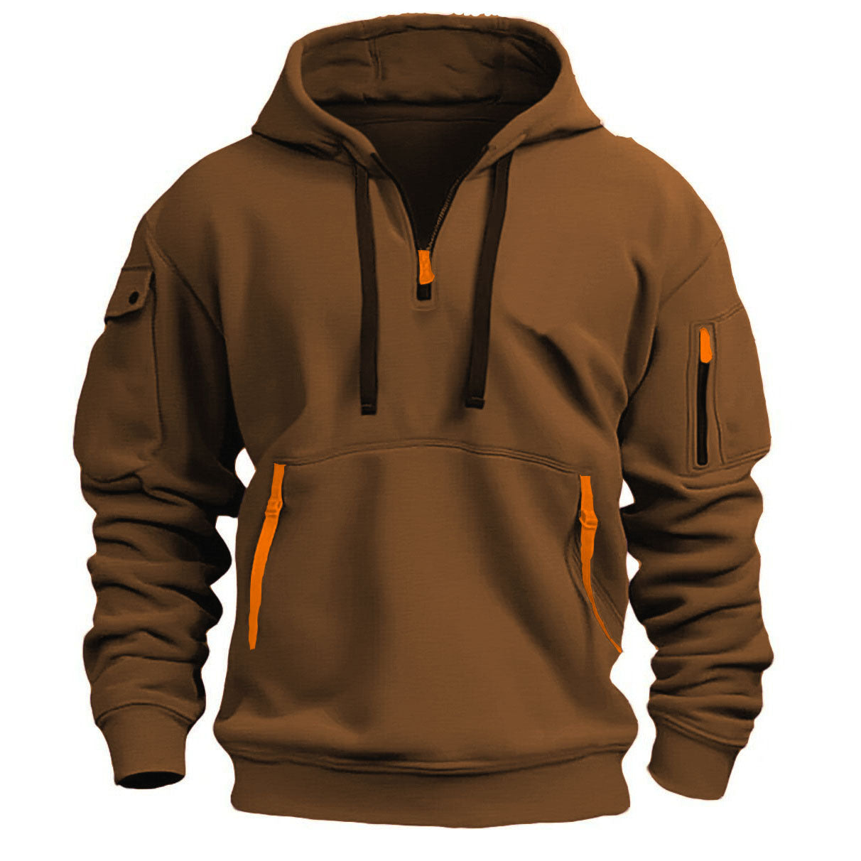 Everyday Zippered Pocket Hoodie Comfort