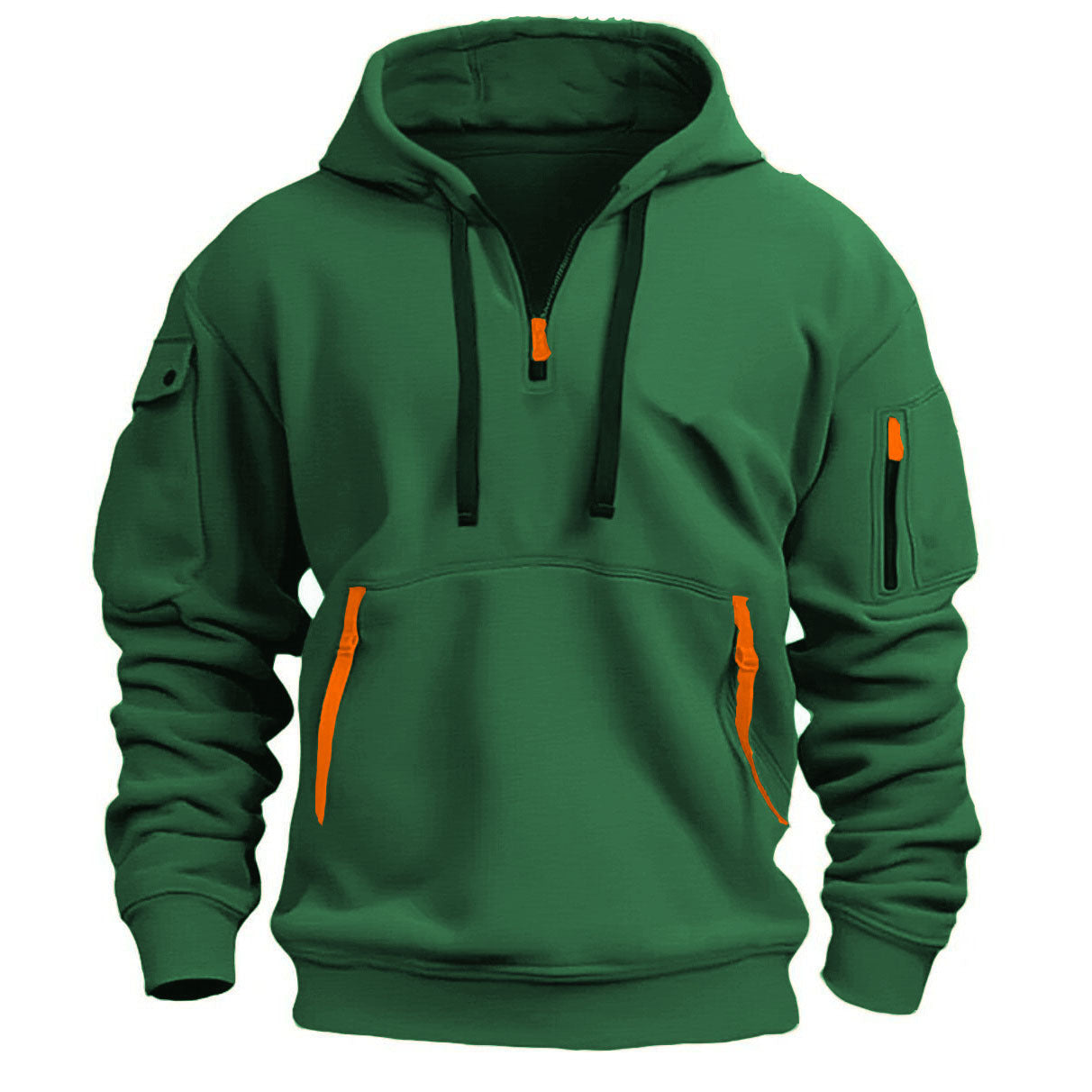 Everyday Zippered Pocket Hoodie Comfort