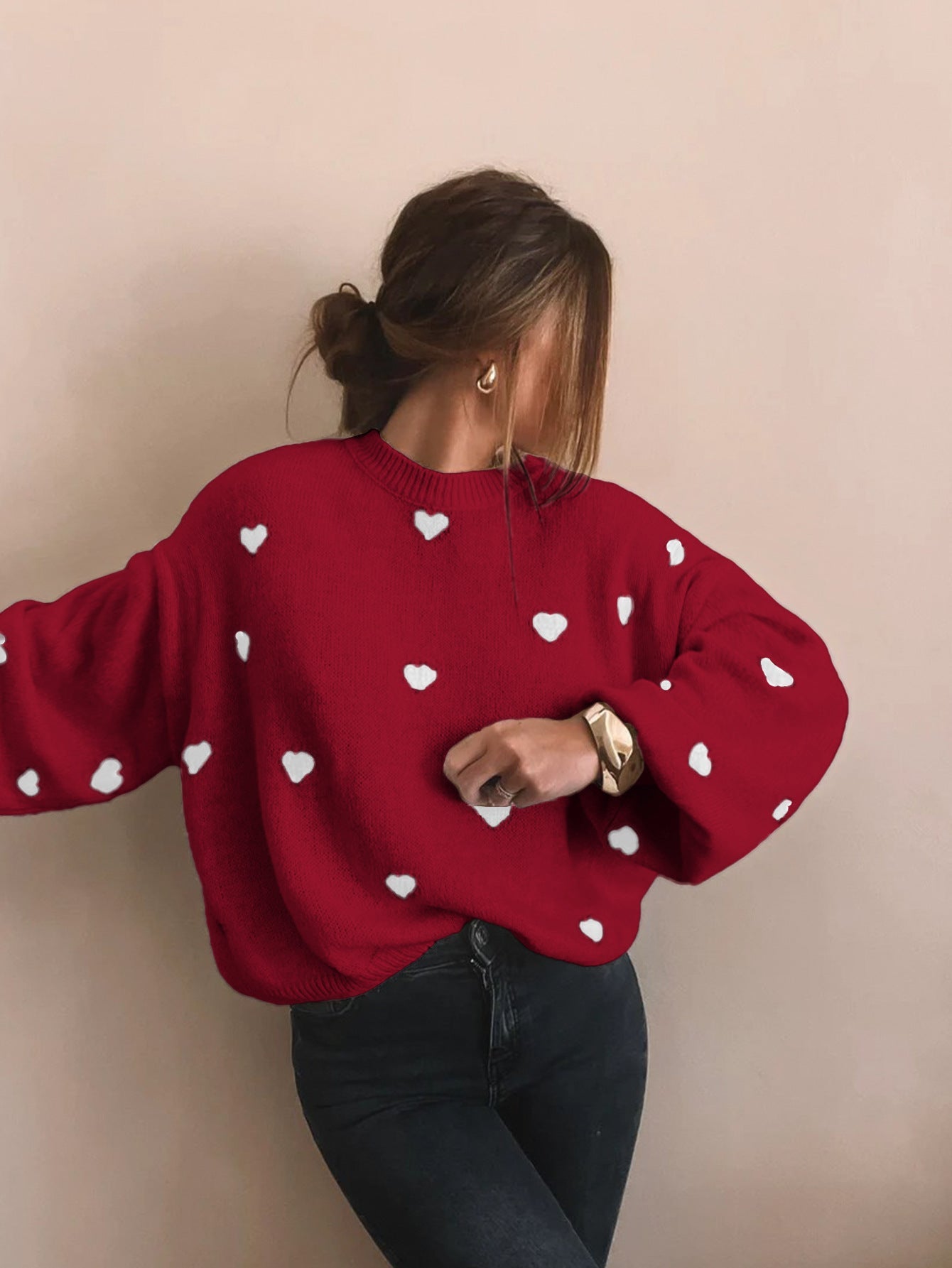Everyday Crew Print Sweater