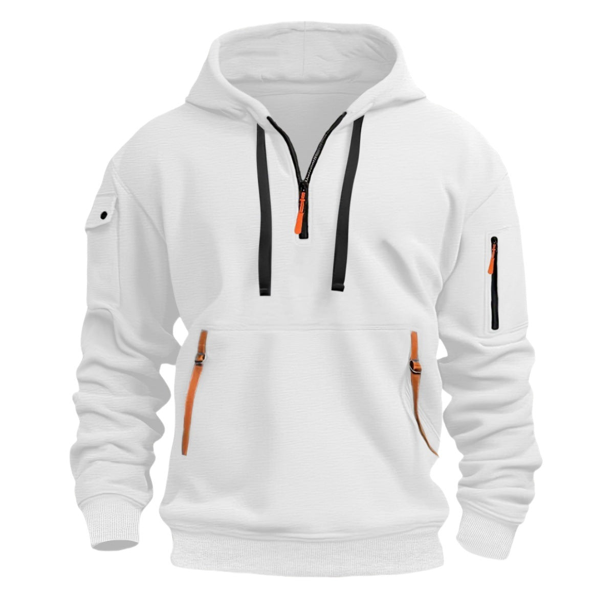 Everyday Zippered Pocket Hoodie Comfort