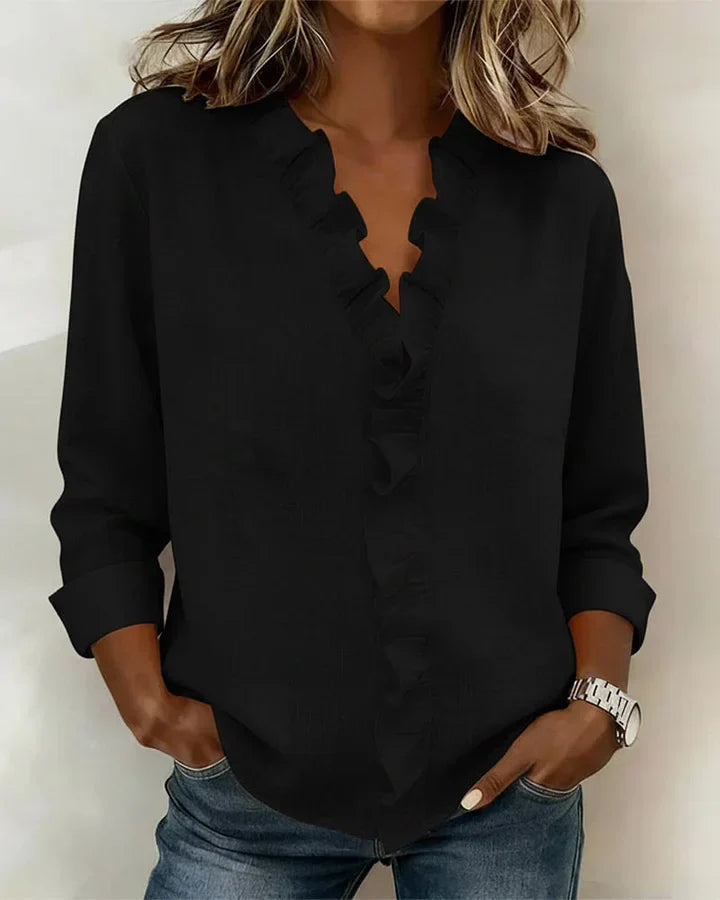New Spring Women's Ruffled Shirt