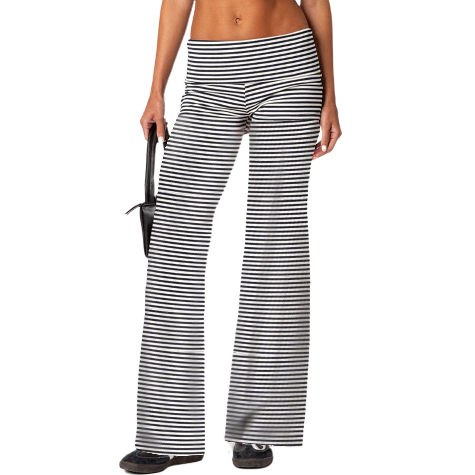 Slim-fit twill cotton pants